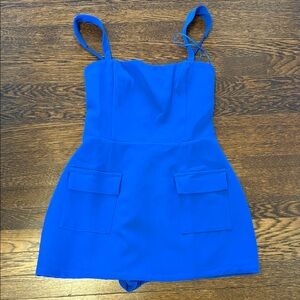 Blue Romper Dress